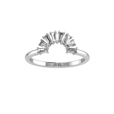 Curved Solitaire Ring Guards | Counter Diamond Band Enhancers