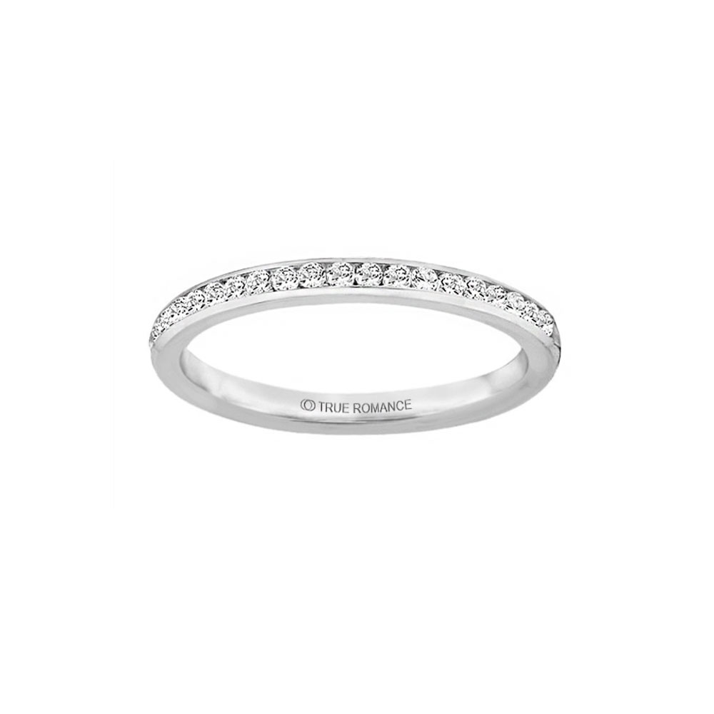 14K White Gold White Gold Straight Band - WR781-D